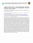 Research paper thumbnail of MULTI-ISOTOPIC STUDY TO IDENTIFY PROCESSES AFFECTING NITROGEN AND SULFUR IN AN ANTHROPOGENIC IMPACTED ALLUVIAL COASTAL AQUIFER