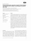 Research paper thumbnail of Pressure Determination Approach in Specific Pressure Regions and FEM-Based Stress Analysis of the Housing of an External Gear Pump