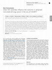 Research paper thumbnail of Does HIV adversely influence the outcome in advanced non-small-cell lung cancer in the era of HAART?