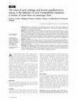 Research paper thumbnail of The value of anal cytology and human papillomavirus typing in the detection of anal intraepithelial neoplasia: a review of cases from an anoscopy clinic