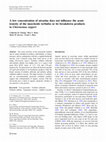 Research paper thumbnail of A low concentration of atrazine does not influence the acute toxicity of the insecticide terbufos or its breakdown products to Chironomus tepperi