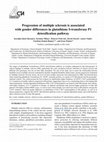 Research paper thumbnail of Progression of multiple sclerosis is associated with exon 1 CTLA-4 gene polymorphism