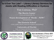 Research paper thumbnail of Is it Ever Too Late? – Library Literacy Services for Adults with Reading Difficulties or Dyslexia