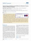 Research paper thumbnail of Ab Initio Design of Chelating Ligands Relevant to Alzheimer’s Disease: Influence of Metalloaromaticity