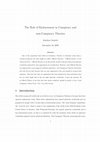 Research paper thumbnail of The Role of Endorsement in Conspiracy and non-Conspiracy Theories