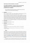 Research paper thumbnail of Factors influencing spatial heterogeneity of pH in forest soils on the example of luvisols with marlstone underlayer (in Polish)