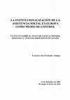 Research paper thumbnail of La institucionalización de la asistencia social en Europa como medio de control social