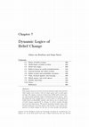 Research paper thumbnail of Dynamic Logics of Belief Change