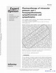 Research paper thumbnail of Pharmacotherapy of intraocular pressure: part I. Parasympathomimetic, sympathomimetic and sympatholytics