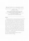 Research paper thumbnail of High-speed tensile tests on a polypropylene material