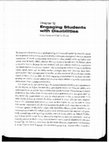 Research paper thumbnail of Engaging Students with Disabilities. In S. Harper and S. Quaye (Eds.). Student Engagement in Higher Education: Theoretical Perspectives and Practical Approaches for Diverse Populations. Routledge, New York: NY.