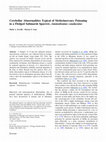 Research paper thumbnail of Cerebellar Abnormalities Typical of Methylmercury Poisoning in a Fledged Saltmarsh Sparrow, Ammodramus caudacutus