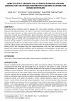 Research paper thumbnail of SEMI-VOLATILE ORGANIC POLLUTANTS IN INDOOR AIR AND INDOOR DUST IN OTTAWA RESIDENCES AND IMPLICATIONS FOR HUMAN EXPOSURE