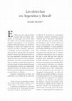 Research paper thumbnail of Las derechas en Argentina y Brasil: Tradicionales, Militares, Neoliberales