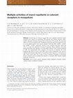 Research paper thumbnail of Multiple activities of insect repellents on odorant receptors in mosquitoes