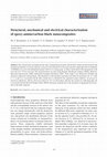 Research paper thumbnail of Structural, mechanical and electrical characterization of epoxy-amine/carbon black nanonocomposites