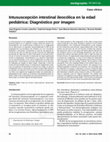 Research paper thumbnail of Intususcepción intestinal ileocólica en la edad pediátrica: Diagnóstico por imagen