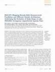 Research paper thumbnail of RAD-QTL mapping reveals both genome-level parallelism and different genetic architecture underlying the evolution of body shape in Lake Whitefish (Coregonus clupeaformis) species pairs