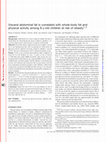 Research paper thumbnail of Visceral abdominal fat is correlated with whole-body fat and physical activity among 8-y-old children at risk of obesity1-3