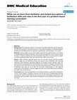 Research paper thumbnail of What can we learn from facilitator and student perceptions of facilitation skills and roles in the first year of a problem-based learning curriculum?