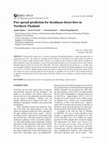 Research paper thumbnail of Fire spread prediction for deciduous forest fires in Northern Thailand