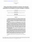 Research paper thumbnail of Timing of late Paleozoic glaciation in Gondwana: Was glaciation responsible for the development of Northern Hemisphere cyclothems?