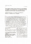 Research paper thumbnail of The impact of back school research on the beliefs of health care professionals: A randomised survey of general practitioners and physiotherapists