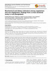 Research paper thumbnail of Biochemical and Dietary Indicators among Vegetarians and Non-Vegetarians: Findings from a Cross Sectional Study in Rural Bangladesh