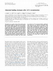 Research paper thumbnail of Abnormal landing strategies after ACL reconstruction