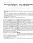 Research paper thumbnail of Bed sharing patterns in a cohort of Australian infants during the first six months after birth