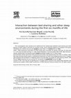 Research paper thumbnail of Interaction between bed sharing and other sleep environments during the first six months of life