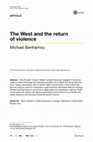 Research paper thumbnail of The West and the return of violence