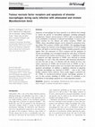 Research paper thumbnail of Tumour necrosis factor receptors and apoptosis of alveolar macrophages during early infection with attenuated and virulent Mycobacterium bovis