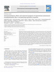 Research paper thumbnail of Immunomodulatory effects and improved prognosis of experimental autoimmune encephalomyelitis after O-tetradecanoyl-genistein treatment