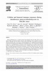 Research paper thumbnail of Cellular and humoral immune responses during intrathoracic paracoccidioidomycosis in BALB/c mice