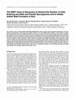 Research paper thumbnail of The MSP1 Gene Is Necessary to Restrict the Number of Cells Entering into Male and Female Sporogenesis and to Initiate Anther Wall Formation in Rice