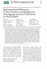 Research paper thumbnail of 4. Suprasegmental Measures of Accentedness