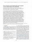 Research paper thumbnail of Sources of organic aerosol investigated using organic compounds as tracers measured during CalNex in Bakersfield