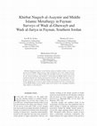 Research paper thumbnail of Khirbat Nuqayb al-Asaymir and Middle Islamic Metallurgy in Faynan: Surveys of Wadi al-Ghuwayb and Wadi al-Jariya in Faynan, Southern Jordan