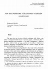 Research paper thumbnail of MBI DISA NDËRTIME TË HABITORES NË EPIKËN LEGJENDARE Mimoza PRIKU