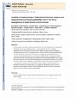 Research paper thumbnail of Usability of implementing a tablet-based decision support and integrated record- keeping (DESIRE) tool in the nurse management of hypertension in rural Kenya