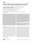 Research paper thumbnail of Effects of processing conditions on the rheological behavior of collagen dispersions