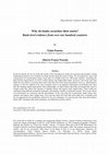 Research paper thumbnail of Why Do Banks Securitize Their Assets? Bank-Level Evidence from Over One Hundred Countries