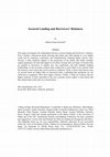 Research paper thumbnail of Secured Lending and Borrowers' Riskiness