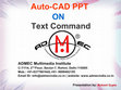 Research paper thumbnail of Text Command in AutoCAD