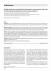 Research paper thumbnail of Stability studies of common biochemical analytes in serum separator tubes with or without gel barrier subjected to various storage conditions