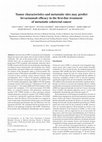 Research paper thumbnail of Tumor characteristics and metastatic sites may predict bevacizumab efficacy in the first‑line treatment of metastatic colorectal cancer