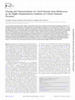 Research paper thumbnail of Cloning and characterization of a novel esterase from Rhodococcus sp. for highly enantioselective synthesis of a chiral cilastatin precursor