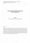 Research paper thumbnail of Food security and international trade: The Norwegian case