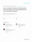 Research paper thumbnail of Ansa-tris(allyl) complexes of alkali metals: tripodal analogues of cyclopentadienyl and ansa-metallocene ligands